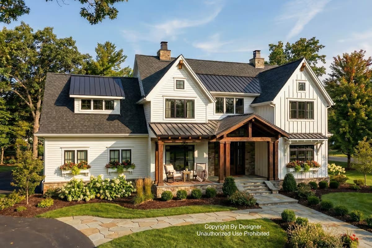 Curated architectural rendering for Mazen Architects showcase content